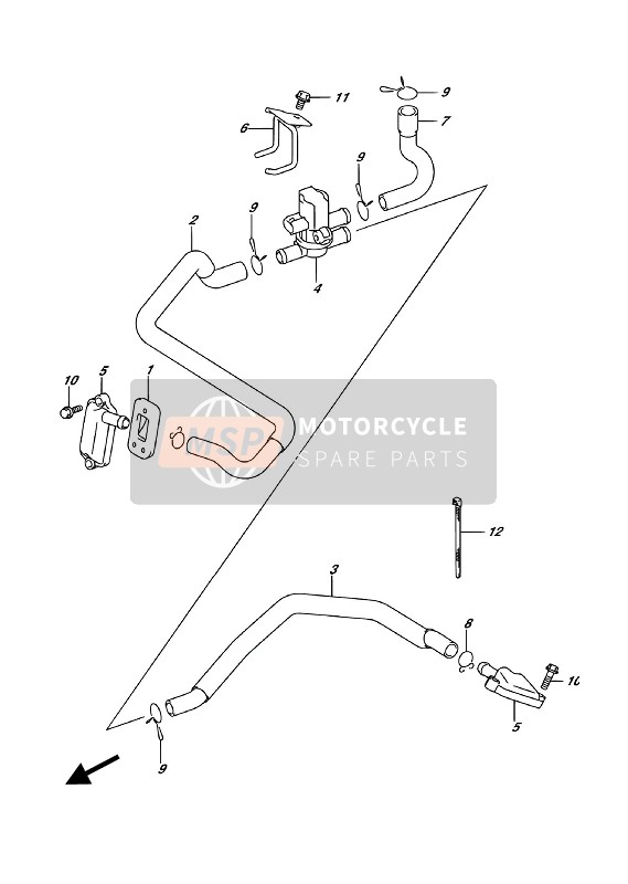 Suzuki SV650A 2018 2e Air pour un 2018 Suzuki SV650A