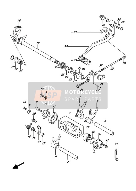 Suzuki SV650A 2018 Gear Shifting for a 2018 Suzuki SV650A