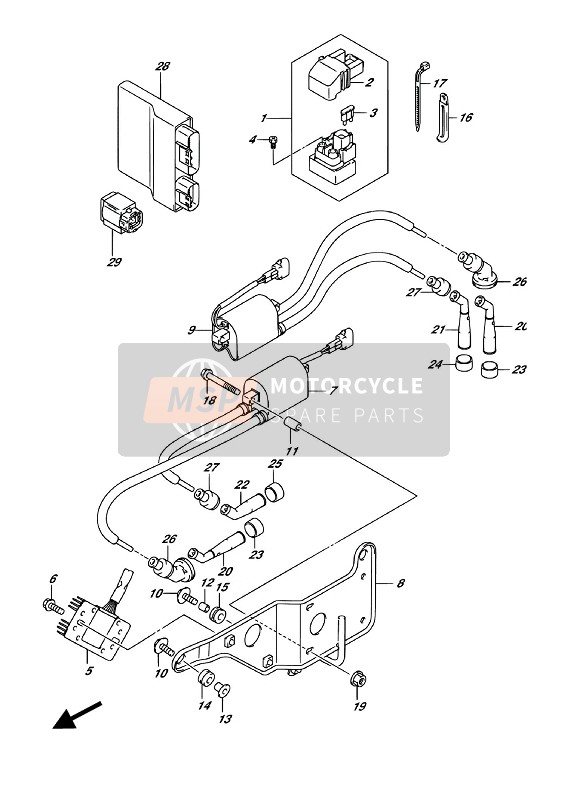 3342044H02, Coil Assy,Ignit, Suzuki, 1