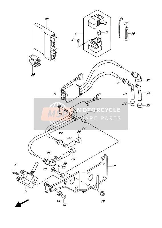 Suzuki SV650XA 2018 Elektrisch (SV650XAU E19) für ein 2018 Suzuki SV650XA