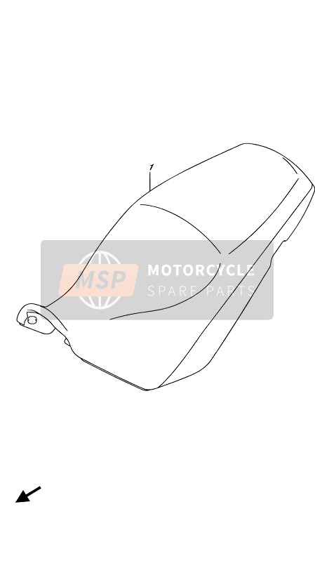 Suzuki DL650(UE)(XA)(XAUE) V-STROM 2019 Asiento alto para un 2019 Suzuki DL650(UE)(XA)(XAUE) V-STROM