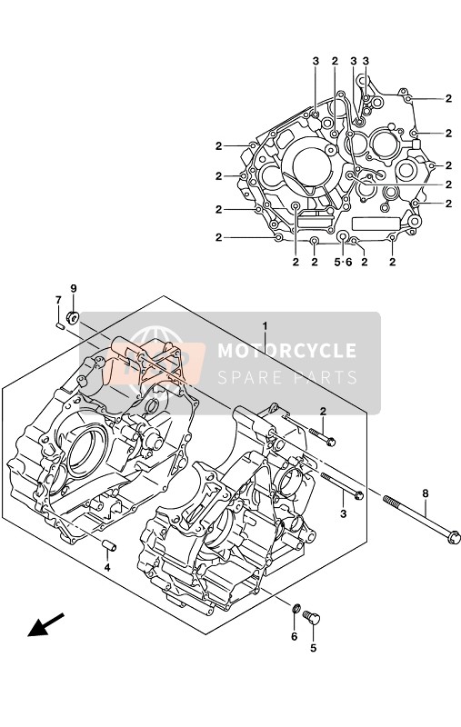 Suzuki GSX-S125XA 2019 Carter pour un 2019 Suzuki GSX-S125XA