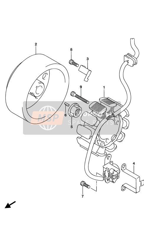 Suzuki GSX-S125XA 2019 Imanes para un 2019 Suzuki GSX-S125XA