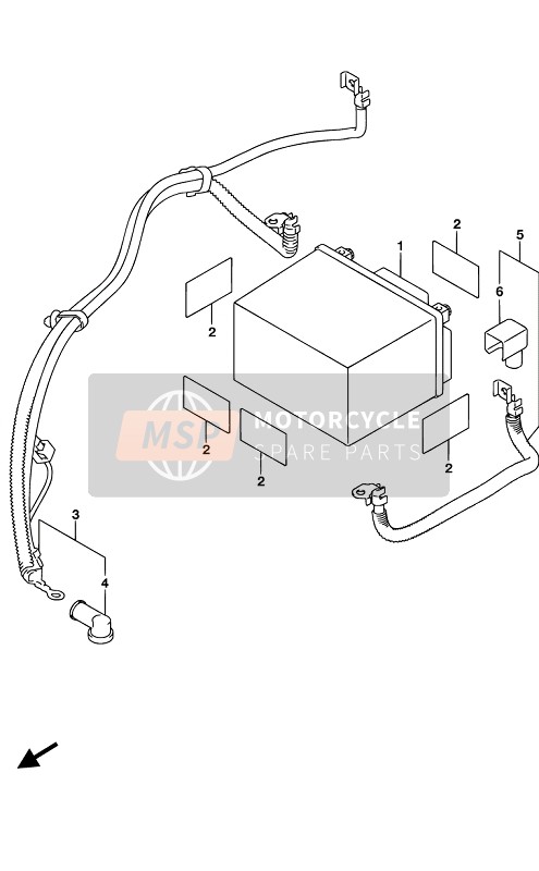 Suzuki GSX-S125XA 2019 Batterie für ein 2019 Suzuki GSX-S125XA