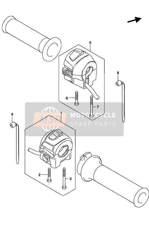 Suzuki GSX-S125XA 2019 HANDLE SWITCH for a 2019 Suzuki GSX-S125XA