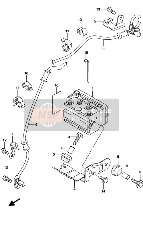 Suzuki GSX-S125XA 2019 HYDRAULIC UNIT for a 2019 Suzuki GSX-S125XA