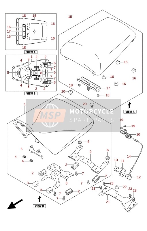 4545106L00, .Frame,Seat, Suzuki, 0