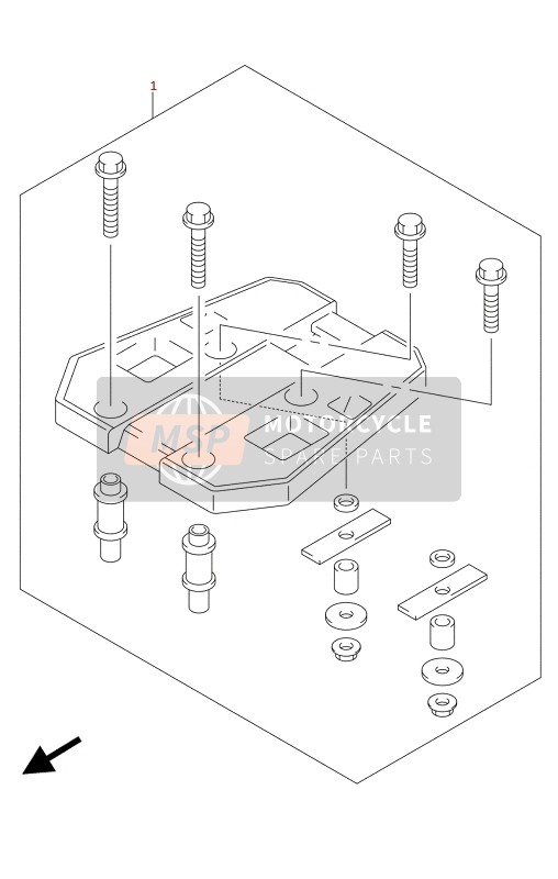 Suzuki DL1050(WC)(WQ) V-STROM 2020 Opzionale 3 per un 2020 Suzuki DL1050(WC)(WQ) V-STROM