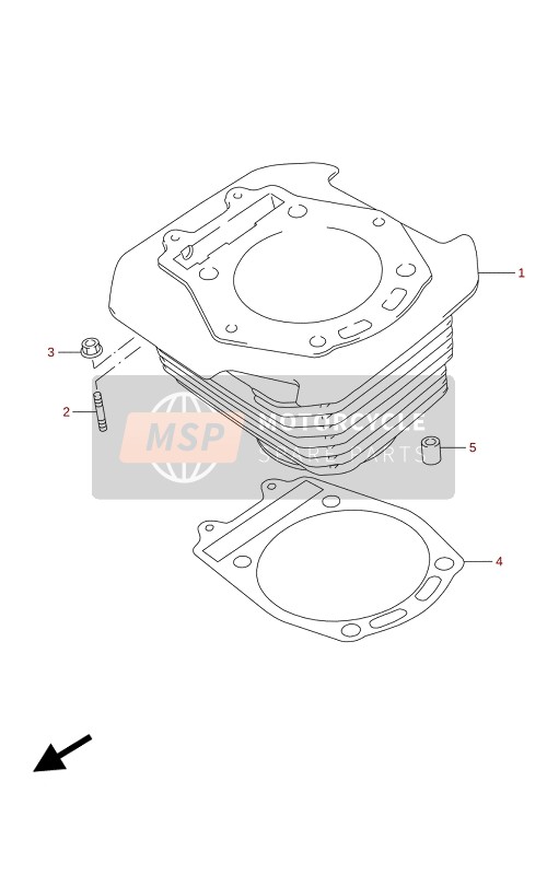 Suzuki DR650SE 2020 CYLINDER for a 2020 Suzuki DR650SE