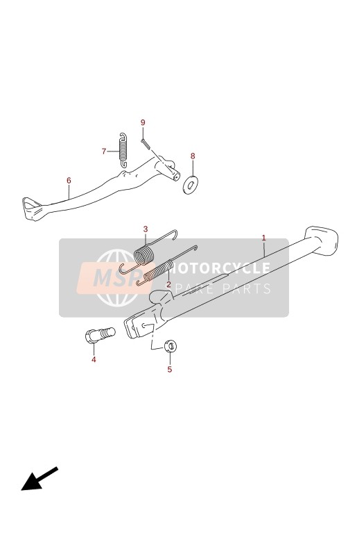 Suzuki DR650SE 2020 Standaard voor een 2020 Suzuki DR650SE