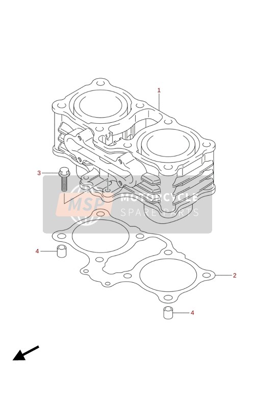 Suzuki GSX250RZA 2020 Cylindre pour un 2020 Suzuki GSX250RZA