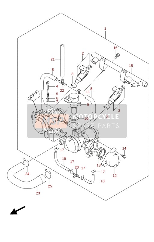 Suzuki GSX250RZA 2020 Drosselklappe für ein 2020 Suzuki GSX250RZA