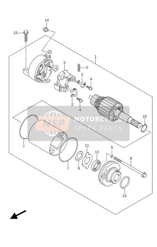 Suzuki GSX250RZA 2020 Comenzando Motor para un 2020 Suzuki GSX250RZA