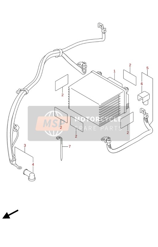 Suzuki GSX-R125XA 2020 BATTERY for a 2020 Suzuki GSX-R125XA