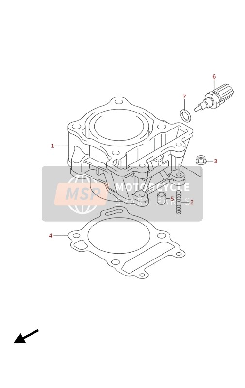 Suzuki GSX-S125(A)(XA) 2020 Cylindre pour un 2020 Suzuki GSX-S125(A)(XA)