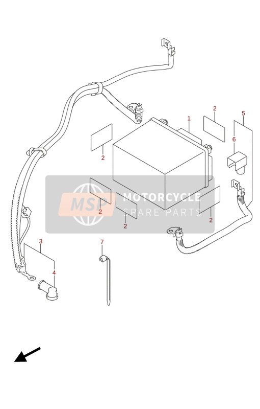 Suzuki GSX-S125(A)(XA) 2020 BATTERY for a 2020 Suzuki GSX-S125(A)(XA)