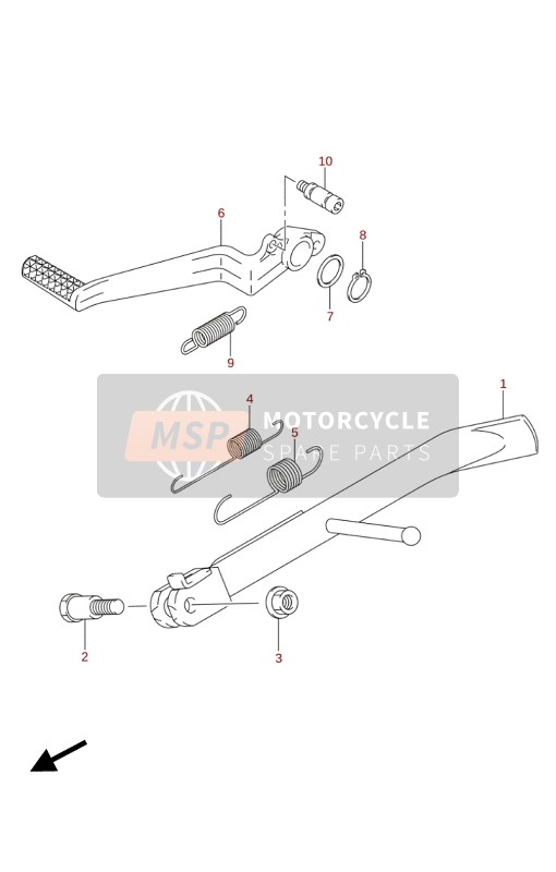 Suzuki GSX-S750(A)(AZ)(WQZ)(QZ) 2020 Ständer für ein 2020 Suzuki GSX-S750(A)(AZ)(WQZ)(QZ)