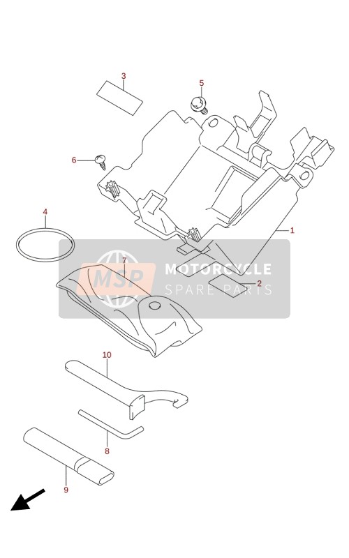 Suzuki GSX-S1000(A)(ZA) 2020 Titolare per un 2020 Suzuki GSX-S1000(A)(ZA)