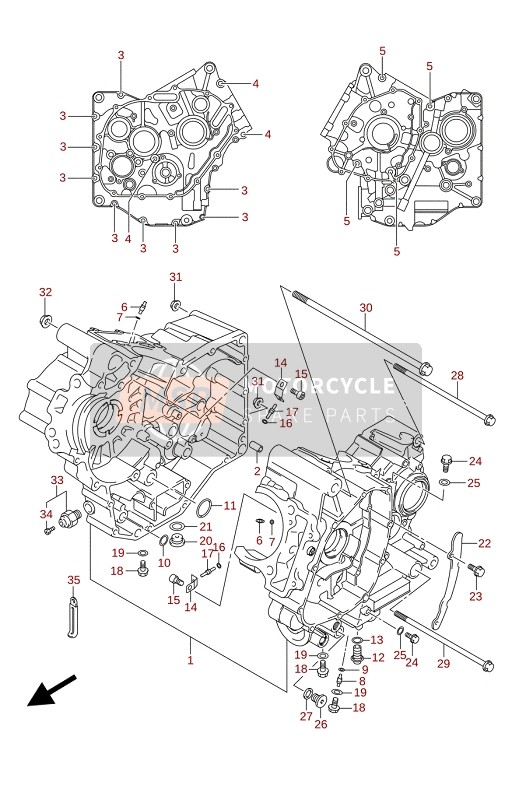 Suzuki SV650(A)(XA) 2020 KURBELGEHÄUSE für ein 2020 Suzuki SV650(A)(XA)