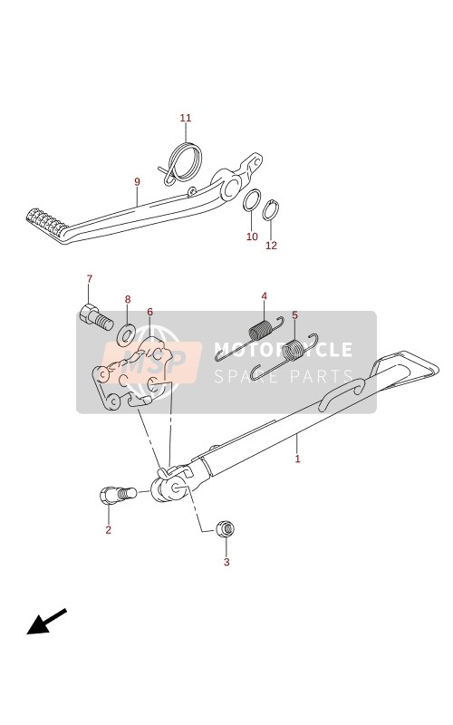 Suzuki DL650(A)(AE)(XA)(XAE) V-STROM 2021 Supporter pour un 2021 Suzuki DL650(A)(AE)(XA)(XAE) V-STROM