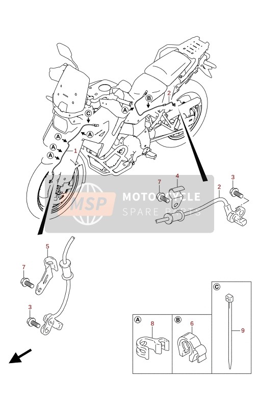 Suzuki DL1050RC - RQ V-STROM 2021 Body electrical (DL1050RQ) for a 2021 Suzuki DL1050RC - RQ V-STROM