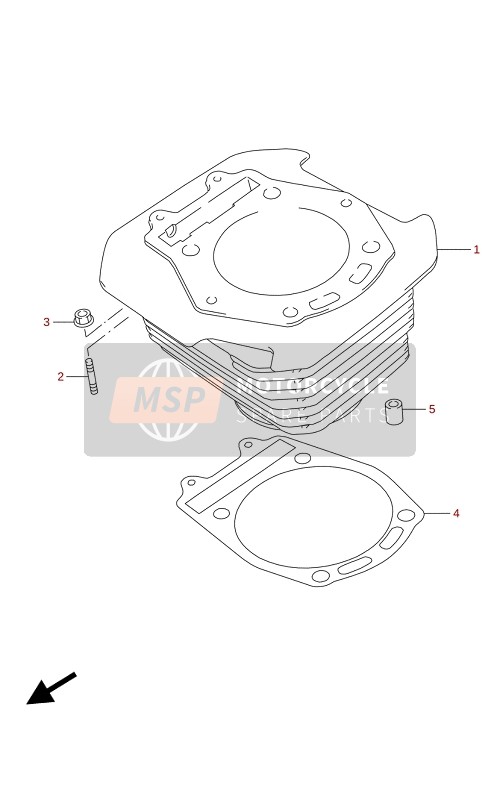 Suzuki DR650SE 2021 Cilindro para un 2021 Suzuki DR650SE