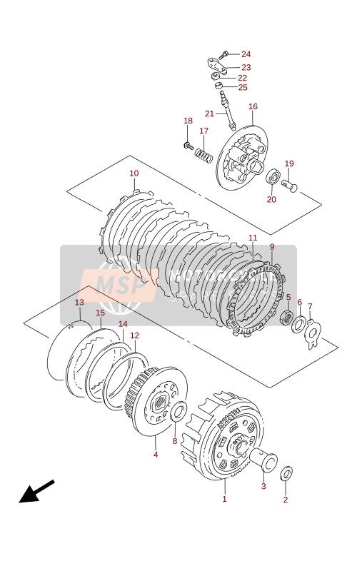 Suzuki DR650SE 2021 CLUTCH for a 2021 Suzuki DR650SE