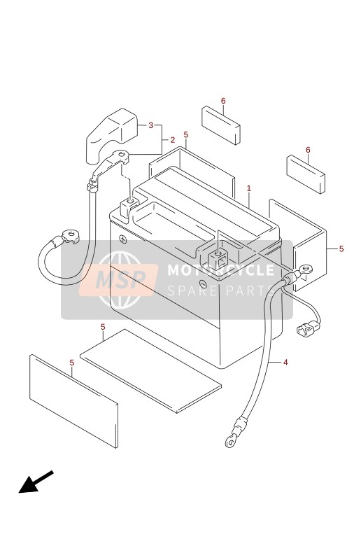 Suzuki DR650SE 2021 BATTERY for a 2021 Suzuki DR650SE