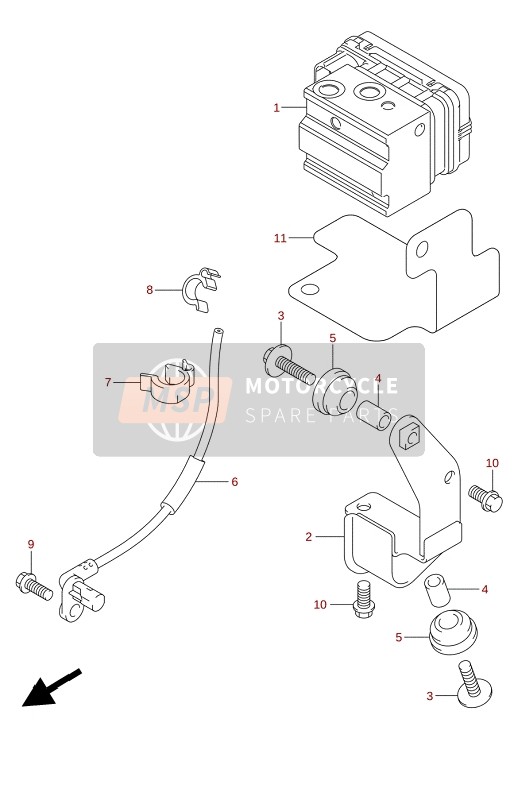 Suzuki GL150RLA 2021 Unidad hidraulica para un 2021 Suzuki GL150RLA