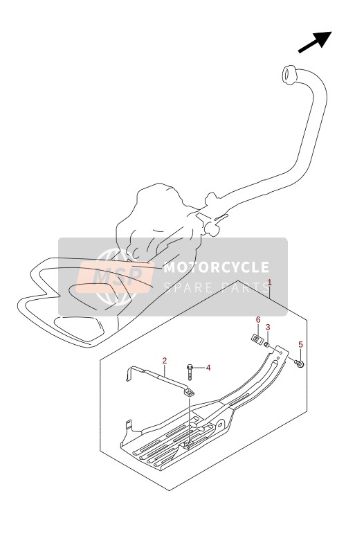 Suzuki GL150RLA 2021 SCHALLDÄMPFERABDECKUNG für ein 2021 Suzuki GL150RLA