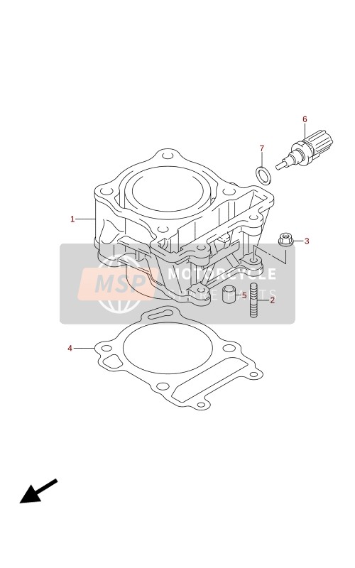 Suzuki GSX-R125RLZ 2021 ZYLINDER für ein 2021 Suzuki GSX-R125RLZ