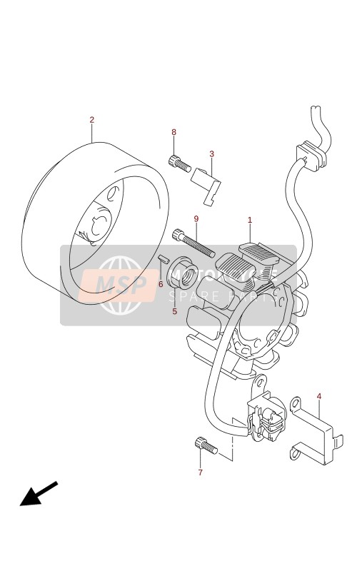 Suzuki GSX-R125RLZ 2021 Magneten voor een 2021 Suzuki GSX-R125RLZ