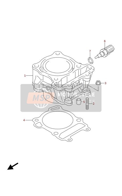 Suzuki GSX-S125XA 2021 Cylindre pour un 2021 Suzuki GSX-S125XA