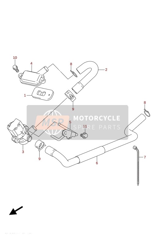 Suzuki GSX-S125XA 2021 2a aria per un 2021 Suzuki GSX-S125XA