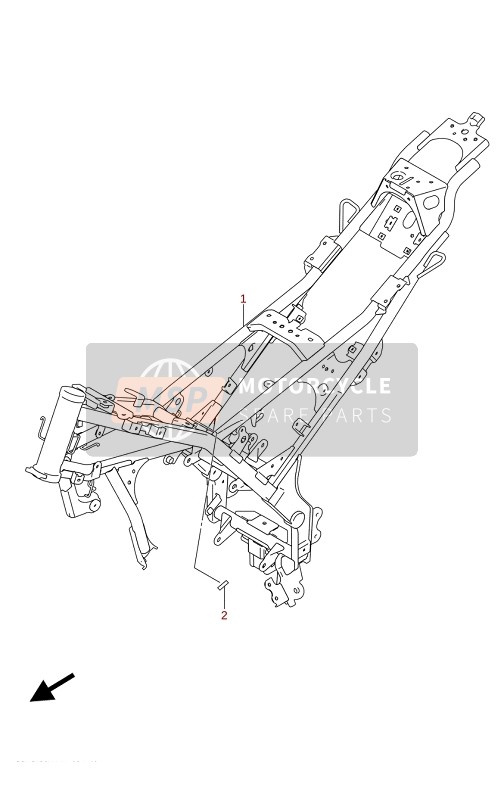 Suzuki GSX-S125XA 2021 Cadre pour un 2021 Suzuki GSX-S125XA