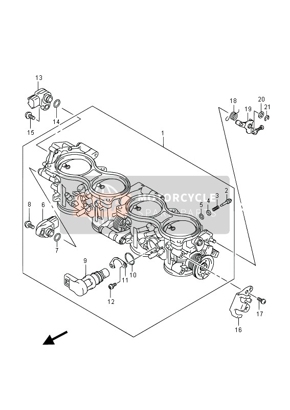 Cuerpo del acelerador (GSX-R1000)