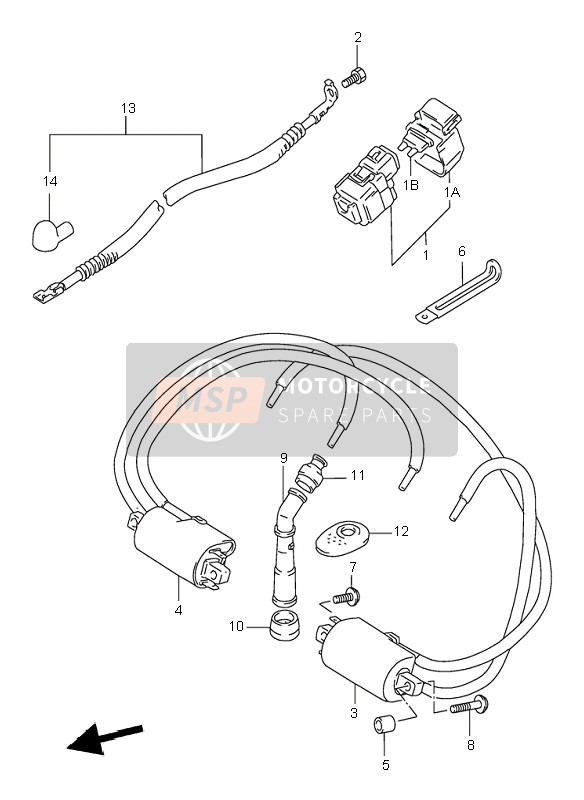 Suzuki GSF600S BANDIT 1997 Electrical for a 1997 Suzuki GSF600S BANDIT