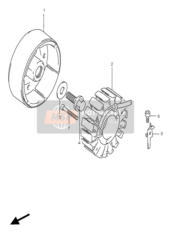 Suzuki GSX-R750 1996 Generator for a 1996 Suzuki GSX-R750