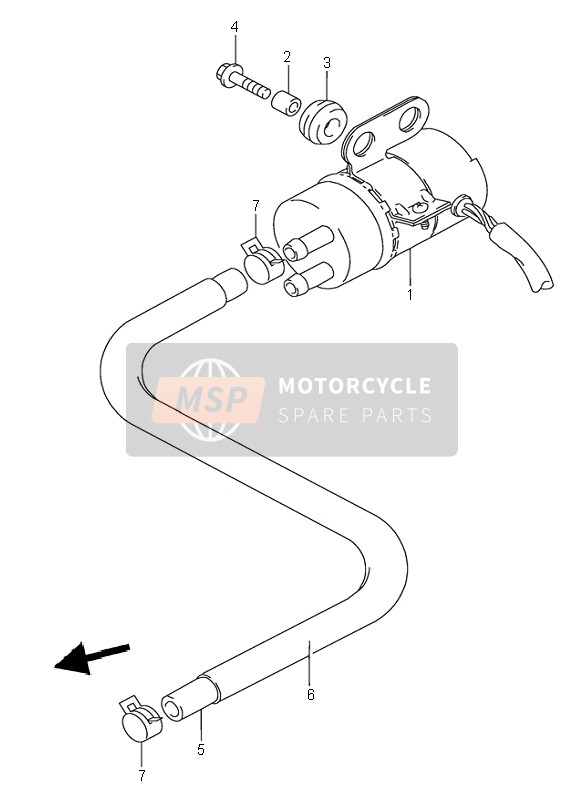 Suzuki RF600R 1997 Pompa di benzina per un 1997 Suzuki RF600R