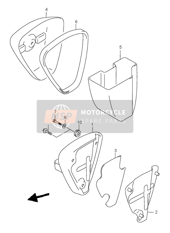 Suzuki VL1500 INTRUDER LC 1998 SEKUNDÄRLUFT (AUSSER E18) für ein 1998 Suzuki VL1500 INTRUDER LC