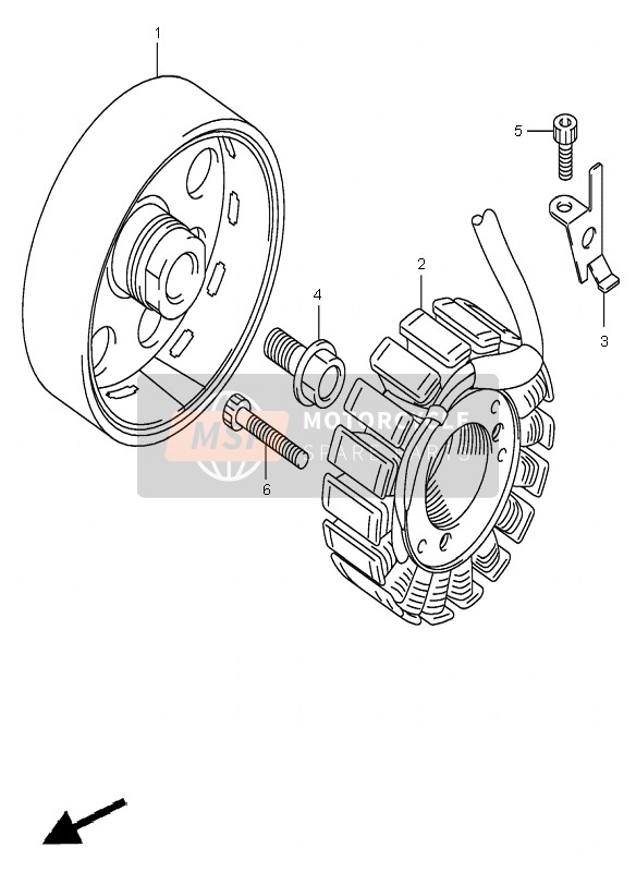 Suzuki GSX-R750 2000 Generatore per un 2000 Suzuki GSX-R750