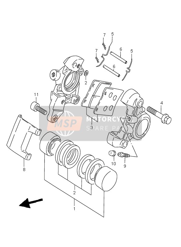 BREMSSATTEL HINTEN