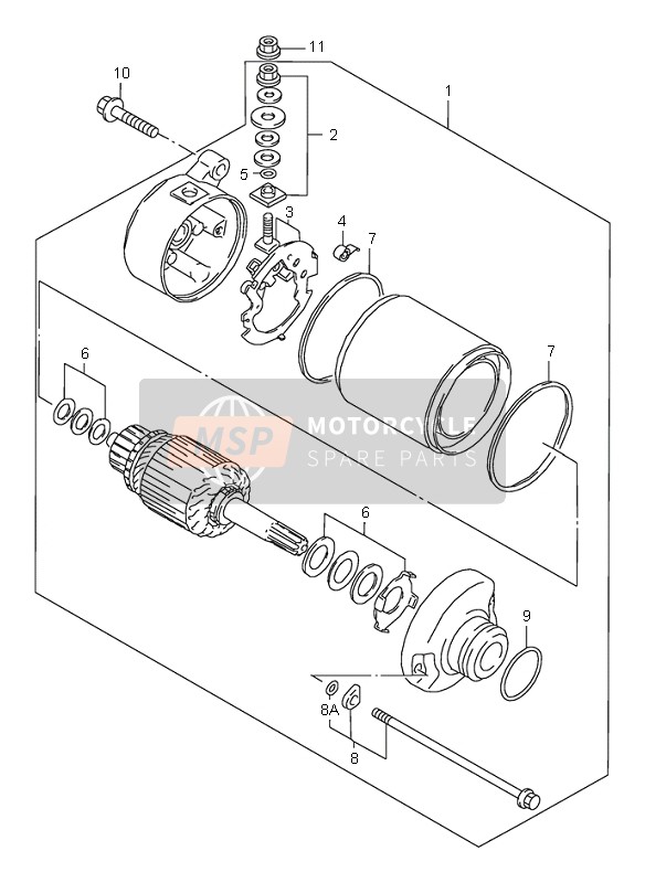 Suzuki VZ800 MARAUDER 2000 Comenzando Motor para un 2000 Suzuki VZ800 MARAUDER