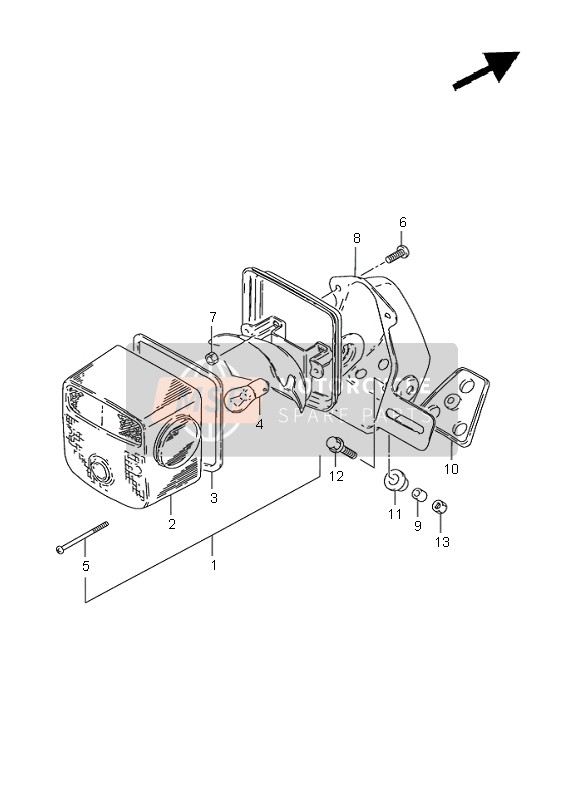 Lampe combinée arrière (E18-E22)