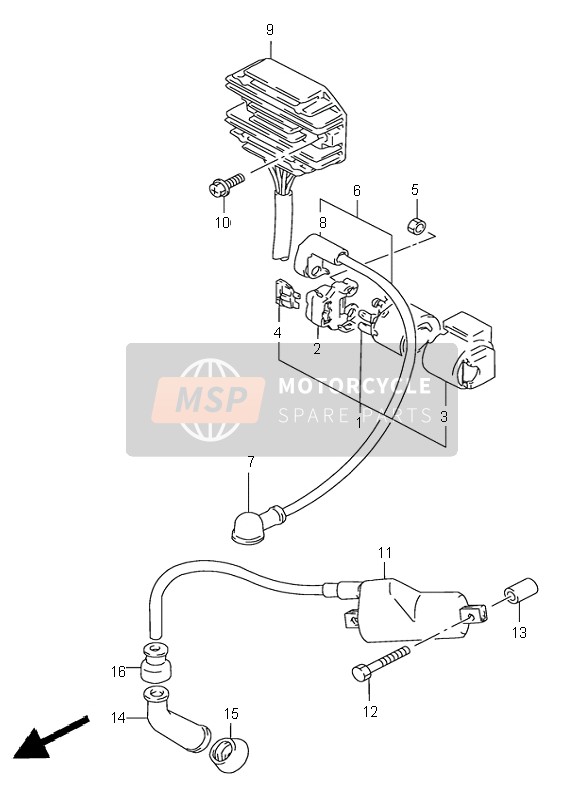 Suzuki GS500(H) 2001 Electrical for a 2001 Suzuki GS500(H)