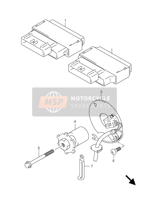 3290001D50, Caja Centralita, Suzuki, 0