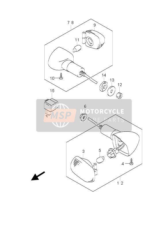 Lampe de clignotant (P24)