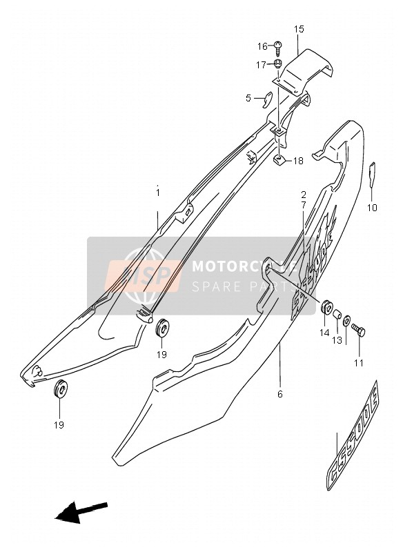 6813101D20D0V, Emblem, Suzuki, 0