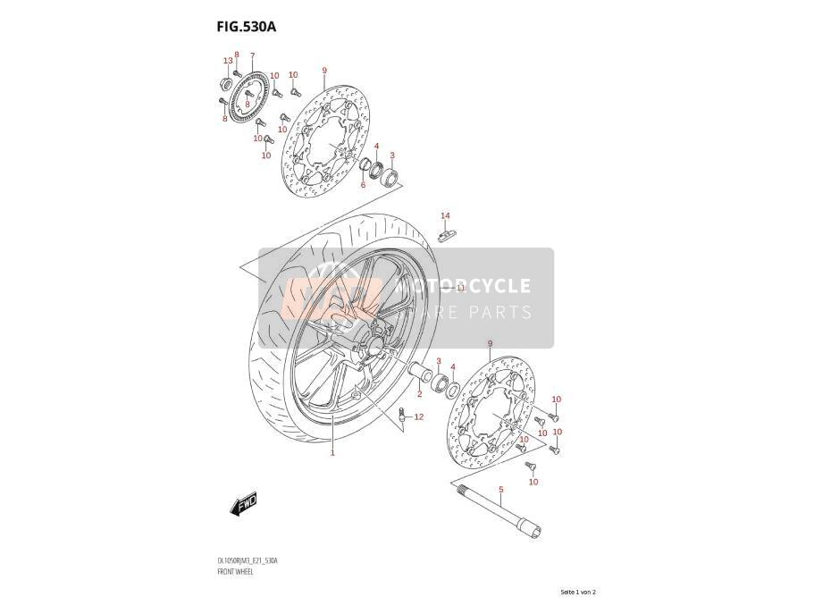 Roue avant