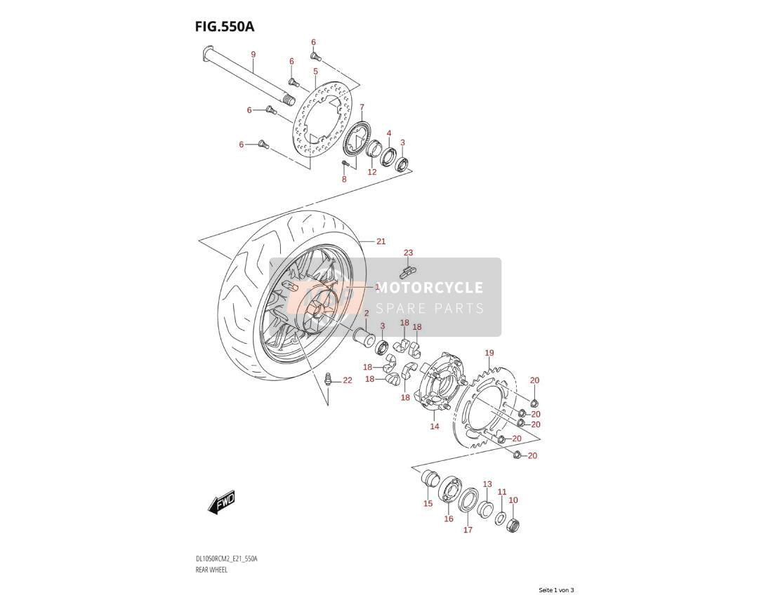 Roue arrière